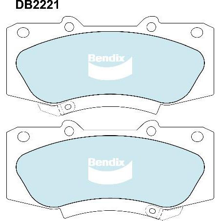 DB2221-HD Bendix Brake Pad Set - Front
