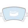 DB1865 GCT Bendix Brake Pads Set