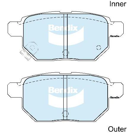 DB1786 GCT Bendix Brake Pads Set
