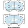 DB1482-4WD Bendix Brake Pads Set - Front