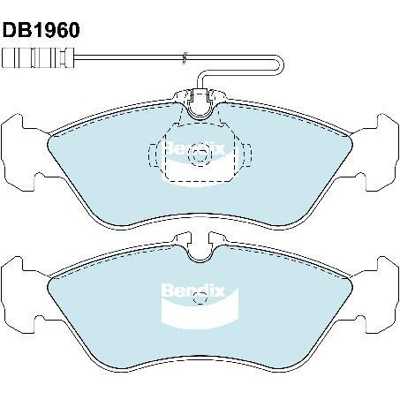 DB1960 HD Bendix Brake Pad Set