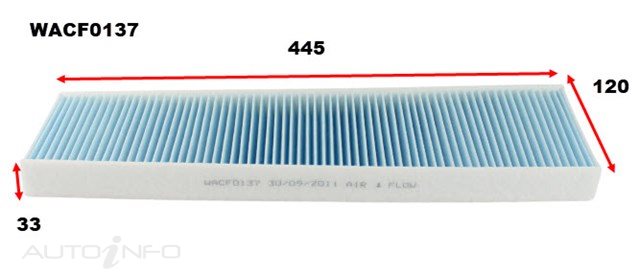 Wesfil WACF0137 Pollen Filter