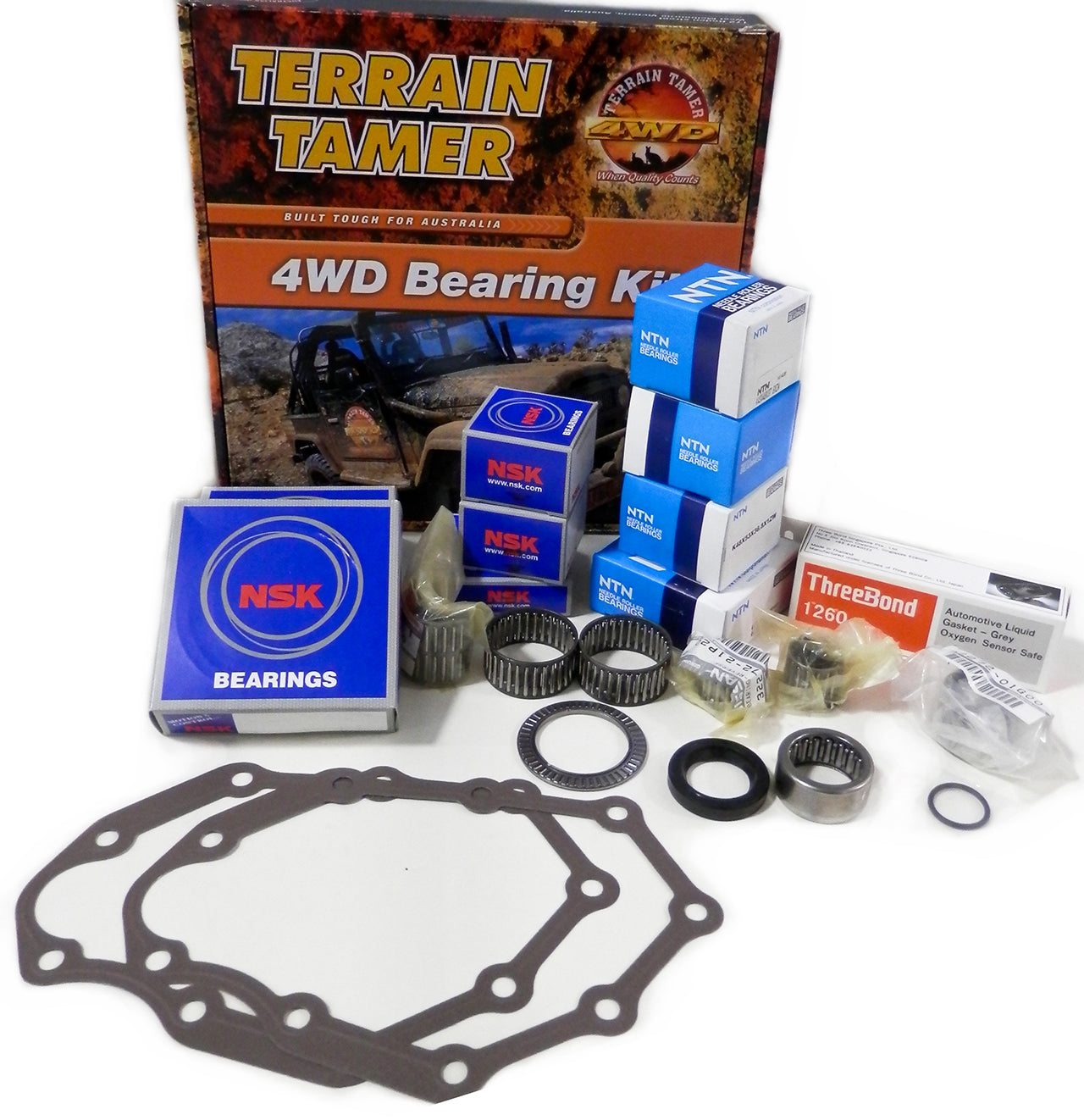 GEARBOX O/HAUL KIT NISSAN GQ Y60 GU Y61 RD28T ALLOY BOX