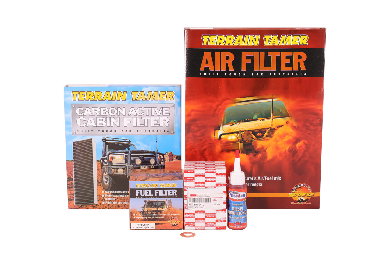 FILTER KIT DMAX 1.9L L4 DIESEL RZ4E-TC ENGINE ONLY
