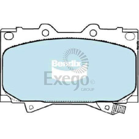 DB1365 4WD Bendix Brake Pads Set