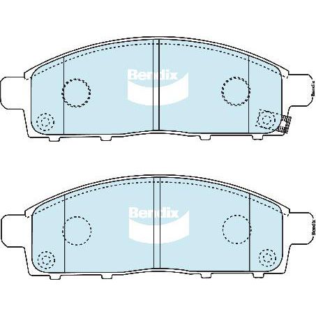 DB1774 4WD Bendix Brake Pads Set