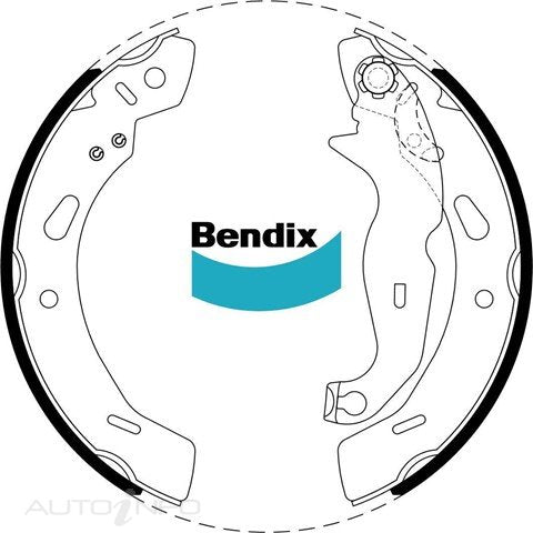 BS5065 Bendix Brake Shoe Set