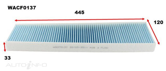 Wesfil WACF0137 Pollen Filter