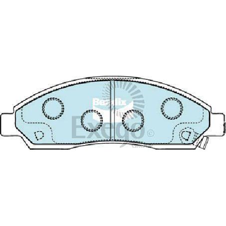 DB1468-4WD Bendix Brake Pad Set - Front