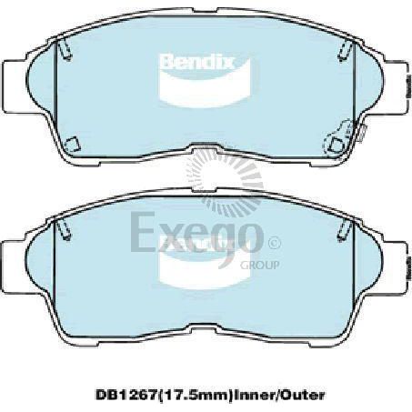 DB1267 Bendix Brake Pads Set
