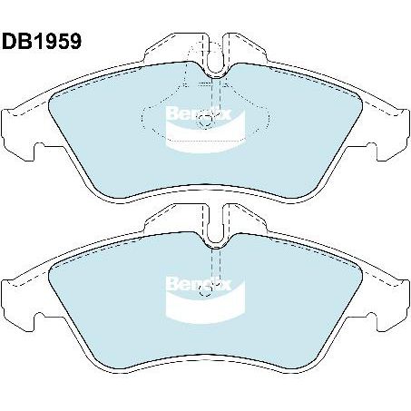 DB1959 HD Bendix Brake Pads Set