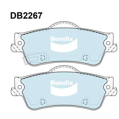DB2267 GCT Bendix Brake Pads Set